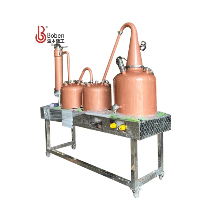 100L Double Retort Rum Copper Pot Stills
