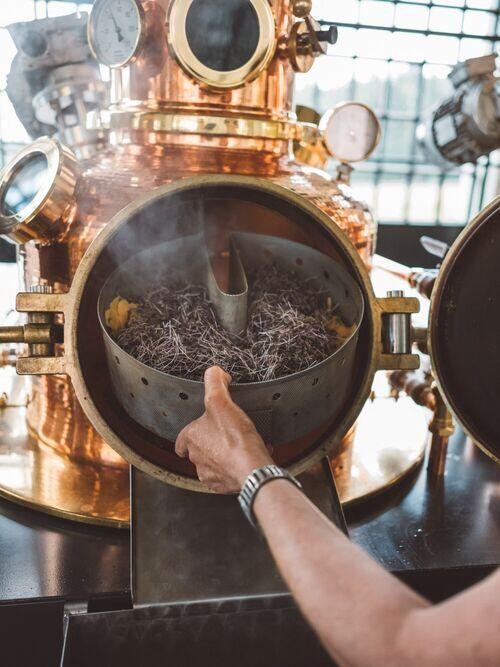 120L Gin Still With Basket And Rectifier Steam Powered